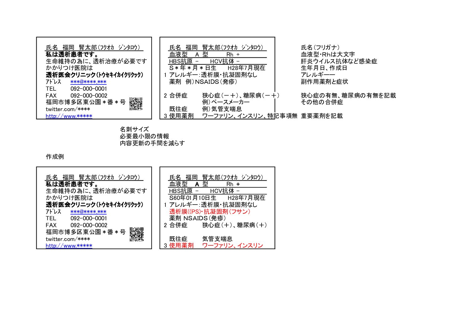 福岡県透析医会透析患者カード (1)